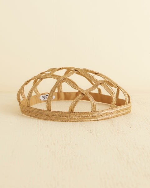 Casquette BODE Juliet En Velours Vert - Style Années 1920 Flapper - Pour Femme Taille M