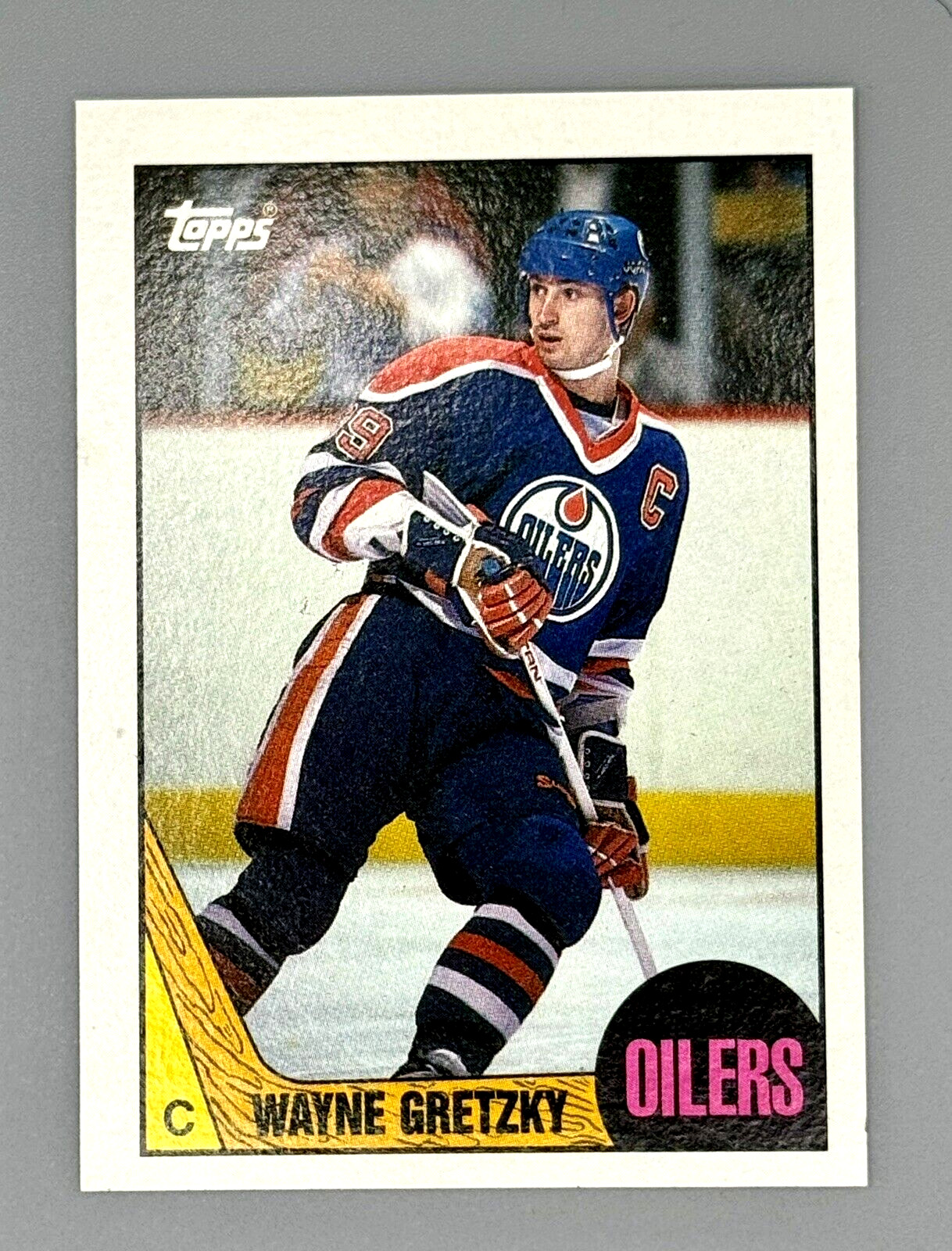 WAYNE GRETZKY 1987-88 Topps #53 Edmonton Oilers