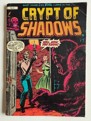 Crypt Of Shadows #2 Yaffa Page Vintage Australian Horror Comic 1979