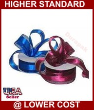 1-1/2" 10YD Organza Ribbon Satin Edge All Color:Ivory 