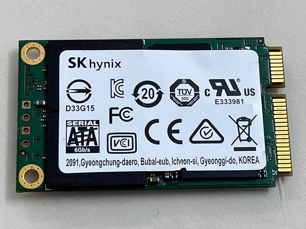 SK HYNIX 512GB SC300 mSATA SSD HFS512G3AMND-3310A DB 0VGXRN 180