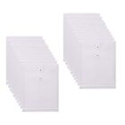 Letter Size Clear Poly Envelopes with String Closure Top Opening Folder Pack .