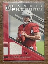 Kyler Murray 2019 Rookie Phenoms Donruss Patch Card Arizona Cardinals. rookie card picture