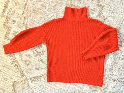 French Connection Mock Neck SOFT RIBBED 