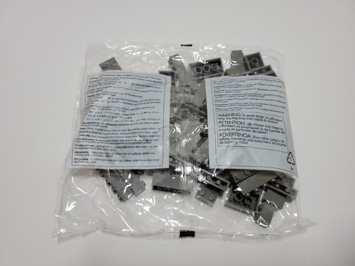 LEGO 10146 Assorted Dark Gray Bricks 62 Pieces - Picture 2 of 2