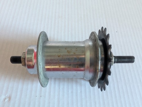 SHIMANO 3S THREE 3 SPEED FREEWHEEL REAR HUB 36H HOLE 18T TOOTH SPROCKET - Picture 4 of 4