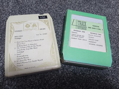8-track 8 track cartridges - Trafalgar / Odessa 1   - Usa Bootleg -  Bee gees 