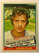 1976 Topps Baseball Traded #385T John Ellis, Texas Rangers EX