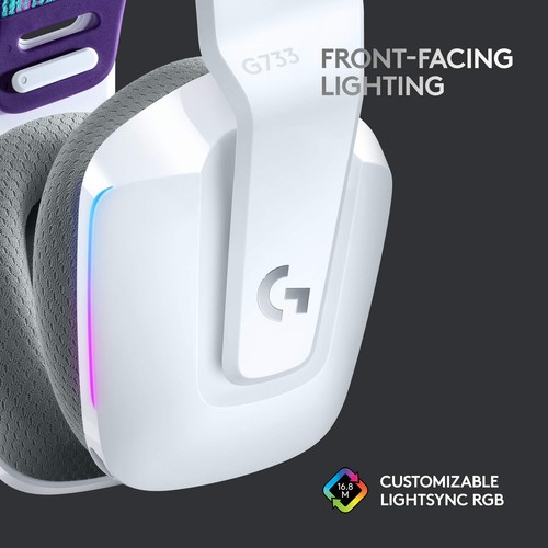 Logitech G733 LIGHTSPEED Wireless Gaming Headset with, LIGHTSYNC RGB - Afbeelding 10 van 15