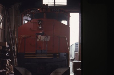 P&W PROVIDENCE & WORCESTER Eisenbahn Lok 2002 MA RI Original Foto Dia