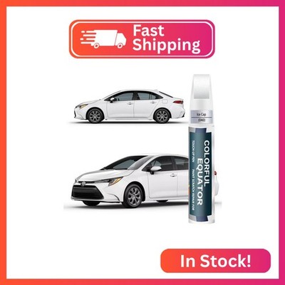040 Super White/Ice Cap Touch Up Paint for Toyota, Car Paint Pen Scratch Repair 
