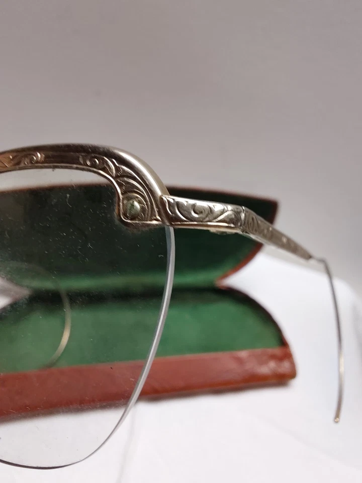 Vintage-Old C.O.C. 1/10-12K G.F. Laur Partial-Frame Glasses With Case - Image 4 of 4