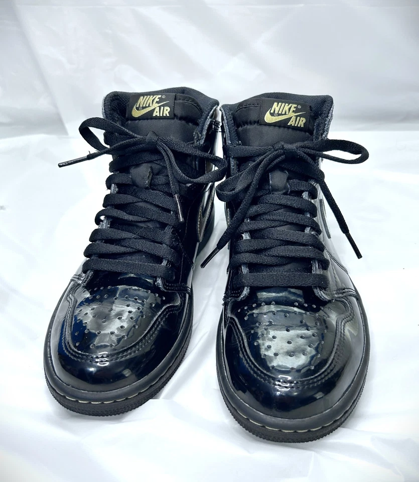 Air Jordan 1 Alto Negro Metálico 2020 555088-32 Talla 6Y/7,5W Foto 3 de 4