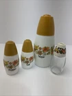 Vtg Milk Glass Westinghouse Gemco Sugar Salt Pepper Toothpick Shakers