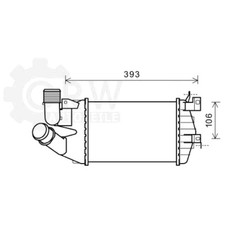Ladeluftkühler Ladeluft Kühler für Opel Astra H Caravan Astravan MK V A05