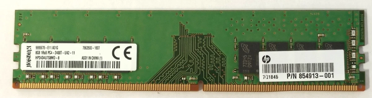 Kingston DDR4 SDRAM 8 GB Capacity per Module Memory (RAM) for sale