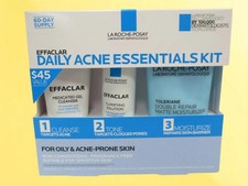 LA ROCHE POSAY EFFACLAR DAILY ACNE ESSENTIALS KIT 2M SUPPLY BOXED EXP: 2028.