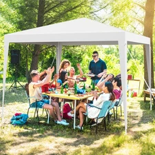 10'x10' Canopy Party Wedding Tent Gazebo Heavy Duty Outdoor