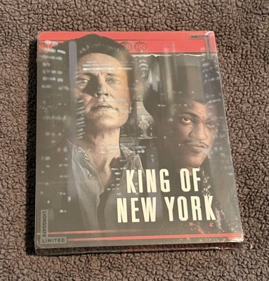 NEW King of New York [Steelbook] (4K Ultra HD, Blu-ray) Lionsgate Limited SEALED