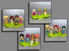 LEGO® Figuren Friends SET Kids Kinder Babys Mädchen Junge Hund Katze Micro Doll