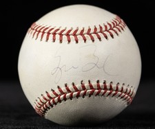 GEORGE W. BUSH - BASEBALL SIGNED