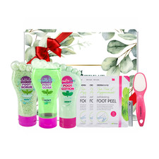 Complete Foot Care Kit – Soak, Scrub, Peel Masks & Tools in a Gift Box