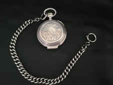 Antike Taschenuhr,Silber,Savonette,15 rubis,ancre,spiral breguet