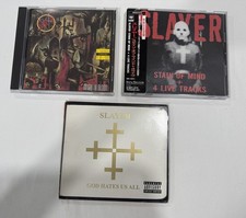 Slayer 3 CD LOT God Hates Us All, Reign In Blood, Stain Of Mind