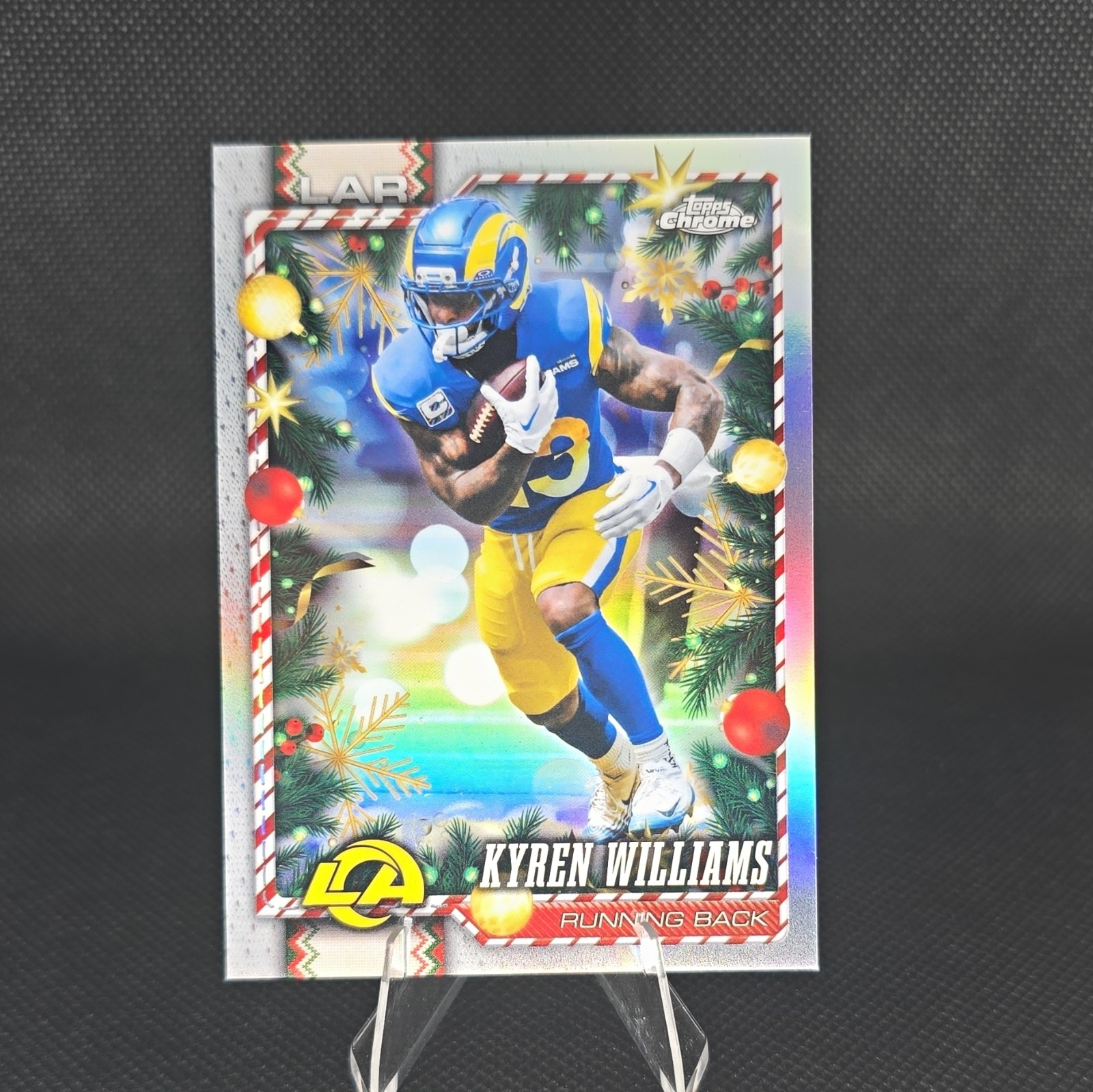 Topps 2025 Holiday Kyren Williams Los Angeles Rams #140 Refractor