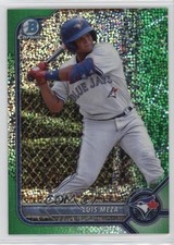 2022 Bowman Draft Chrome Green Sparkle Refractor 70/99 Luis Meza #BDC-89 0l1