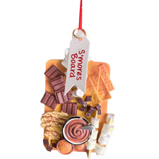 Kurt Adler S'mores Board Ornament Resin SMores Charcuterie Christmas 4"