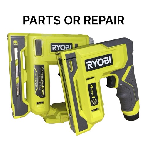 RYOBI P317 FVN51 ONE+ 18V Cordless 3/8" Crown Craft Stapler PARTS OR REPAIR ONLY