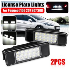2X Kennzeichenbeleuchtung für Citroen Berlingo C3 C4 C5 Peugeot 106 1007 207 307
