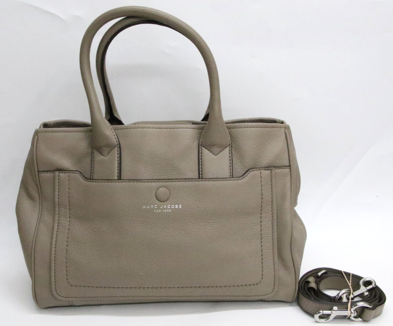 Marc Jacobs Empire City Leather Tote Satchel Top Handle Bag M0013044 213 - MINK