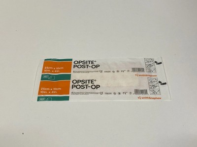 *Lot of 10 Pieces* Smith & Nephew Opsite Post-Op 10'' x 4'' Film Dressing 66000714