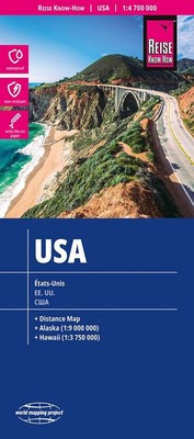 Reise Know-How Landkarte USA 1 : 4.700.000 Reise Know-How Verlag Reise Know ...