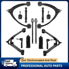Front Upper Lower Control Arms For 2007-2013 Chevy Silverado GMC Sierra Escalade