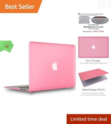 Stylish Pink Hard Shell Case for MacBook Air 13'' (2010-2017) - All-Port Access