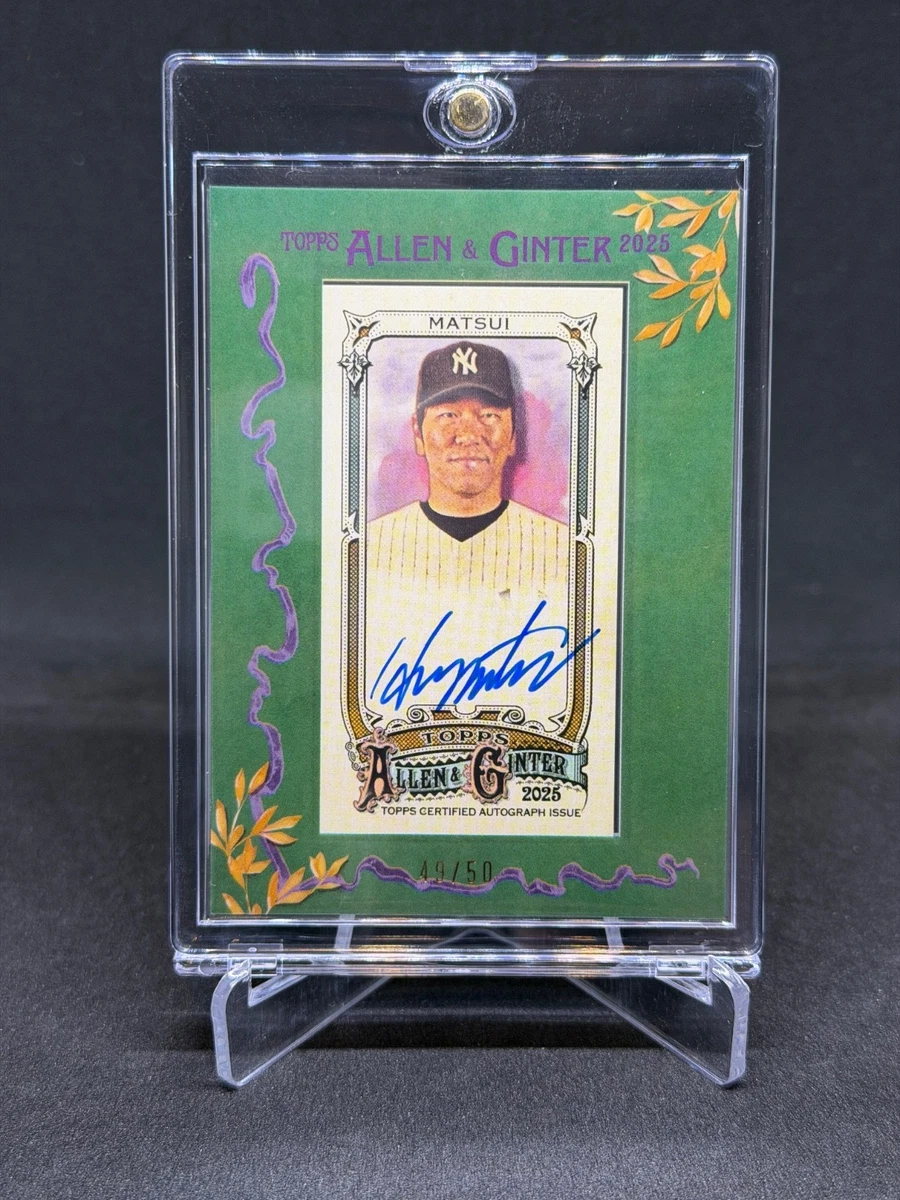 Hideki Matsui Baseball Sports Trading Cards & Accessories