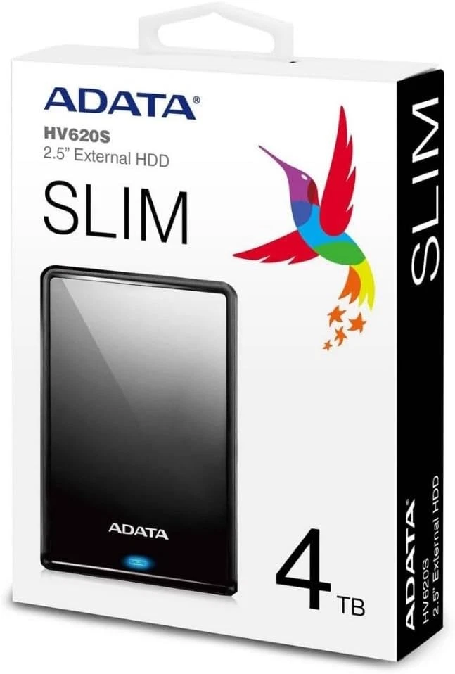 ADATA HV620S External Hard Drive(AHV620S-4TU31-CBK) 4TB Black - Image 2 of 4