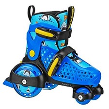 Fun Roll Beginner Roller Skates by , Adjustable Medium 11-2 Pizza Shark