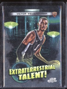 Victor Wembanyama 2023-24 Topps Cosmic Chrome ET-16 Extraterrestrial Talent RC