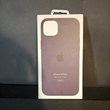 Genuine Original Apple iPhone 14 Plus Silicone Case with MagSafe Elderberry New