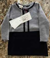 Authentic Gucci Baby Girl Sweater Dress 100% Wool Size 6/9 Month NWT