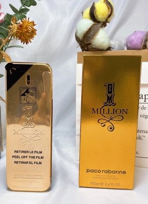 One Million By Paco Rabanne EDT Mens Cologne 3.4 oz / 100 mL New