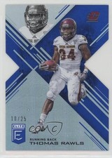 2017 Panini Elite Draft Picks Status Blue Die-Cut 10/25 Thomas Rawls #92 1be