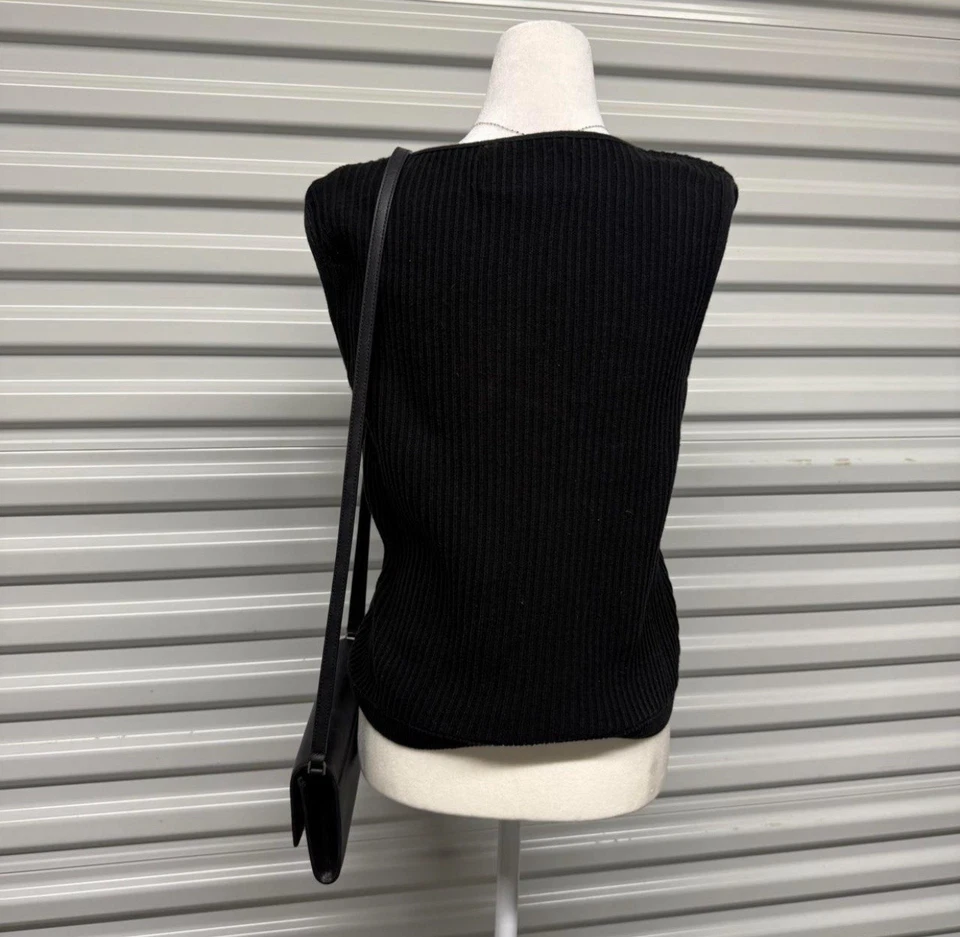 Женская винтажная майка Harley Davidson с ребрами размер средний черный - Изображение 3 из 4