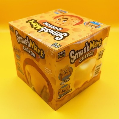 RMS Crazy Fun Smush Mart Jumbo Cheese Squishy 6  Squishy VIRAL TikTok NEW