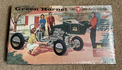 Monogram Green Hornet Ford  T  Show & Go Roadster Model - New, Sealed