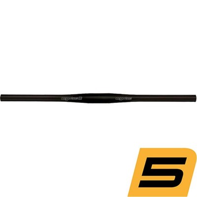 Ergotec Bügel FLAT BAR MAS/ 31,8, 12°, Ø = 31,8mm, MAS-Nb, schwarz, SL 5